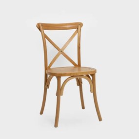 Jedálenská stolička LOSELI drevená / naturálna 712081