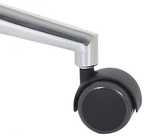 Design-Shop Kancelárska stolička Yankton - Orech / Biela