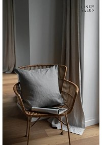 Ľanová obliečka na vankúš 50x50 cm Khaki – Linen Tales
