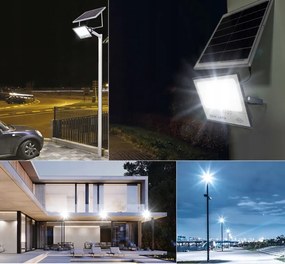 BERGE Solárne LED svietidlo DAKAR - 50W - PIR