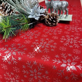 Dekorstudio Luxusný Vianočný behúň na stôl Merry Christmas so zirkónmi Rozmer behúňa (šírka x dĺžka): 40x250cm