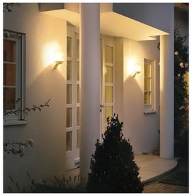 STEINEL 005917- Vonkajšie nástenné svietidlo so senzorom L585S 1xE27/60W biela IP44