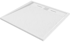 Mexen Amon, SMC štvorcová sprchová vanička 90 x 90 cm, biela, 4F109090