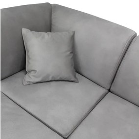 Rohová rozkladacia sedačka DOLORES LETTO P sivá