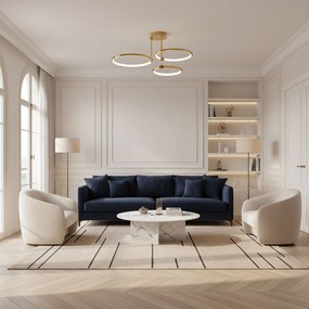 Toolight Toolight, LED stropné svietidlo 46W, 4000K, G122-3C, zlatá lesklá, OSW-02614