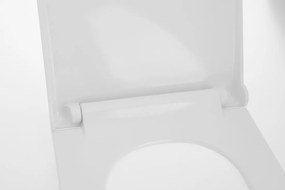 Sapho, AVVA Slim WC sedátko s pomalým zatváraním, biela/chróm, 100787