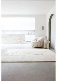 Biely vlnený koberec 200x290 cm Olsen – Asiatic Carpets