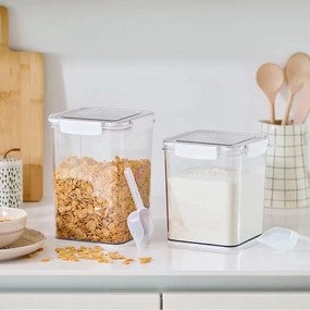 Zeller Present Nádoba na potraviny, LOCK&LOCK, vrátane odmerky, 4200 ml, COMPACTA