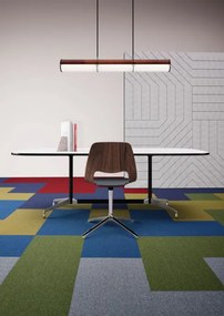 Kobercové štvorce CREATIVE SPARK kobaltové 50x50 cm