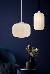 Nordlux Závesný luster z opálového skla Milford pre žiarovku E27 ø30cm 46583001