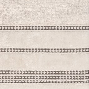 BAVLNENÝ UTERÁK AMANDA2 SADA 3KS 70X140 CM BÉŽOVÁ