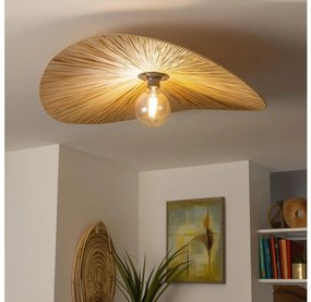 Brilagi - LED prisadený luster CERIA BOHO 1x objímka E27/40W/230V, priemer 80 cm, rafia