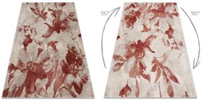 Koberec FUSION 8259 krémový / bordový