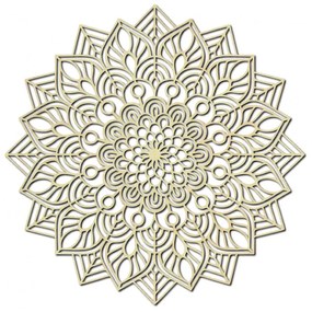 Drevená Mandala, Nástenná Dekorácia, Boho Štýl I SENTOP PR0319-A