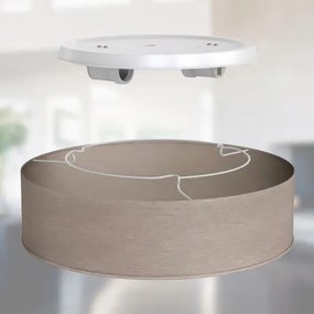 Stropné svietidlo 2xE27/40W/230V, priemer 38 cm, béžové