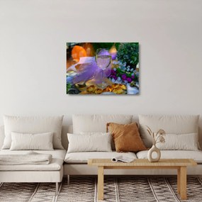 Sklenený obraz pikniku (70x50 cm)