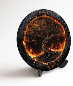 DUBLEZ | Drevený strom života na stenu - Volcanic