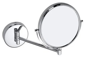 Kozmetické zrkadlo 23,2 x 26,5 cm, strieborné