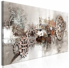 Artgeist Obraz - Steel Cranks (1 Part) Narrow Veľkosť: 150x50, Verzia: Premium Print