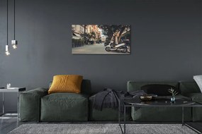 Obraz canvas mestské Motocykle palmového leta 140x70 cm