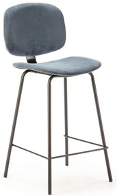Modré barové stoličky v súprave 2 ks (výška sedadla 66 cm) Arus – Marckeric