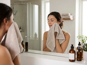 Uterák NORIELLE 50x90 cm béžový, 100% bavlna