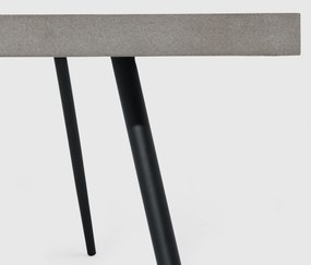 Konferenčný stolík s doskou stola z polycementu