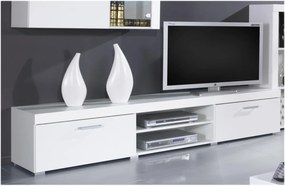 TV stolík Samba REG8 - biela / biely lesk