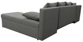 Univerzálna rozkladacia rohová sedacia súprava do U s úložným priestorom ALMEIDA antracit