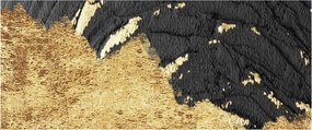 Obraz - Zlatá štruktúra N⁰1 (120x50 cm)