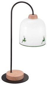 Kolarz Kolarz A1352.71.G.100 - Stolná lampa NONNA 1xE27/60W/230V jelene dub/biela/zelená KL0246
