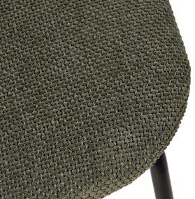 Zeleno-hnedé jedálenské stoličky v súprave 4 ks Cleo – Ixia