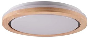 Polux LED Kúpeľňové stropné svietidlo DAREK LED/24W/230V pr. 39 cm IP44 dub 331892