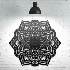 DUBLEZ | Vyrezávaná 3D mandala z dreva - obraz Príroda
