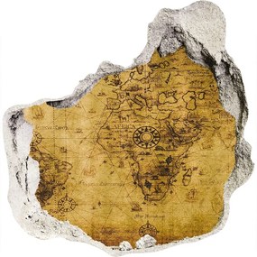 Fototapeta diera na stenu 3D Staré mapa sveta nd-p-74813931