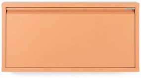 Kovová skrinka na topánky v lososovej farbe Billy – Spinder Design