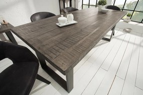 Jedálenský stôl Thunder 160 cm sivé mango