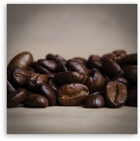 Obraz na plátně, Kávová zrna - 60x60 cm