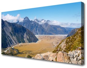 Obraz na plátne Hory údolie príroda 125x50 cm