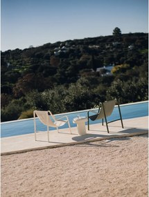 Kovový okrúhly záhradný stolík ø 40 cm Miko – noo.ma