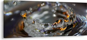 Obraz náramku z kvapiek vody (120x50 cm)