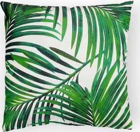 Vodeodolná obliečka na vankúš BOTANIC Palmy 45x45 cm - zelený