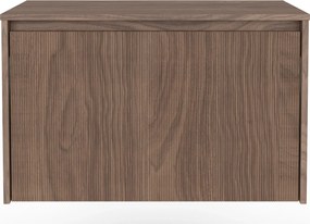 Závěsná skříňka pod umyvadlo Pezzo 80 cm s deskou ořech
