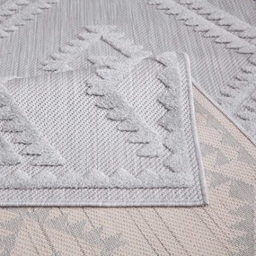 Dekorstudio Terasový koberec SANTORINI - 454 sivý Rozmer koberca: 100x200cm