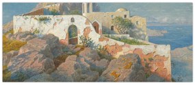 Obraz - William Stanley Haseltine, Santa Maria a Cetrella, Anacapri, reprodukcia (120x50 cm)