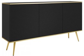 Komoda Oanisew K160, Farby:: biela / biela + zlatá