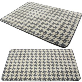 Tutumi Clover, plyšový koberec 160x230 cm, šedá, SHG-04022
