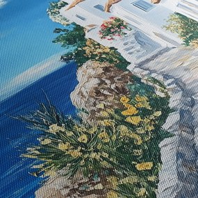 Obraz - Ulička pri mori (70x50 cm)