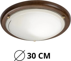 Rabalux UFON prisadené svietidlo max. 1x60W | E27 | IP20 - tmavé drevo