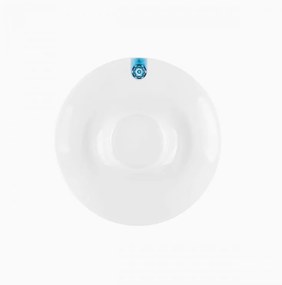 Lunasol - Kávová/čajová podšálka s modrým ornamentom 15 cm – Gaya RGB (451851)